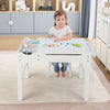Wooden Kids Multi Activity Play Table with Storage Paper Roll-White - Gallery View 1 of 9