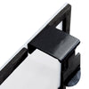 Close-up of the extended bracket for the Over-The-Door Mini Basketball Hoop, designed for easy mounting on doors.