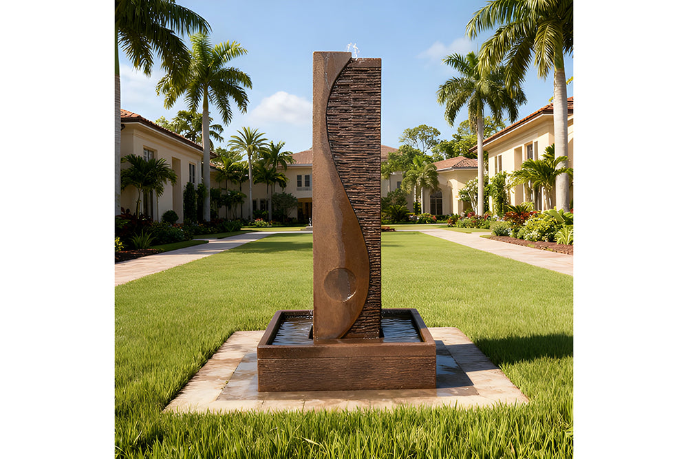 Yin Yang Outdoor Water Fountain