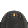 Top view of the Salon Standing Hair Dryer Bonnet with adjustable temperature controls and timer for hair treatments.