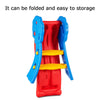 Colorful indoor outdoor children folding slide, made of durable HDPE, easy to store, suitable for ages 2 to 5 years.