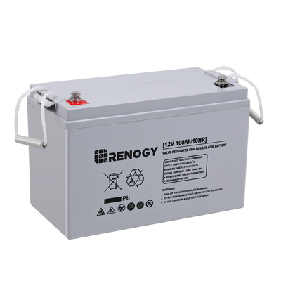 Renogy RNG-BATT-AGM12-100-US Deep Cycle AGM Battery 12 Volt 100Ah New