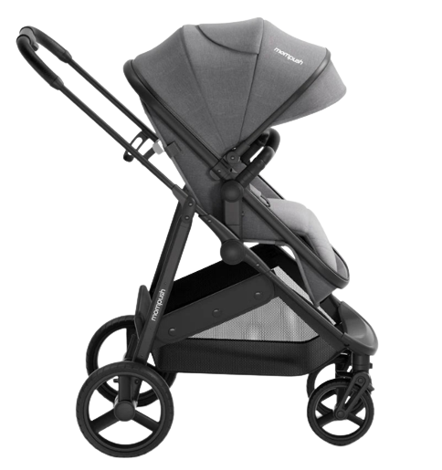 Mompush Wiz Bassinet Full Recline Fold Reversible Seat UPF50+ Canopy Stroller New