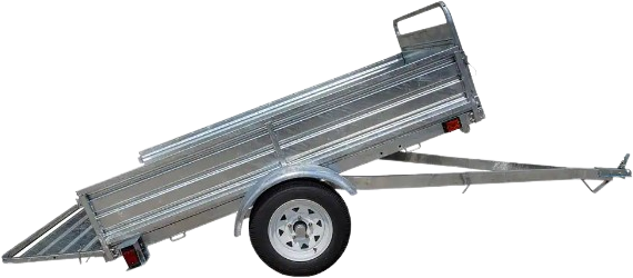 DK2 MMT5X7G 1639 lb. Capacity 4.5 ft. x 7.5 ft. Extendable 12 ft Bed Trailer Kit Galvanized New