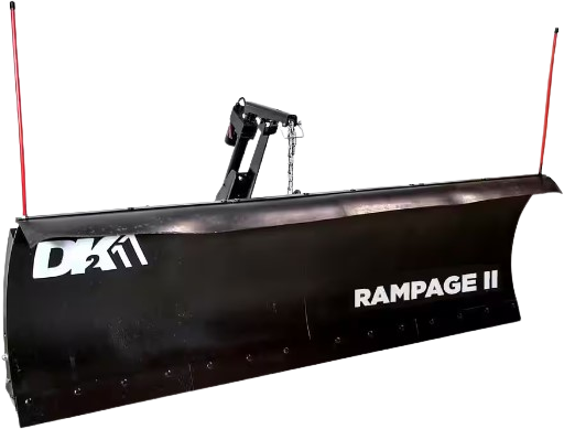 DK2 RAMP8219ELT Rampage II Elite 82 x 19 in. Custom Mount Snow Plow Kit with Actuator Lift New