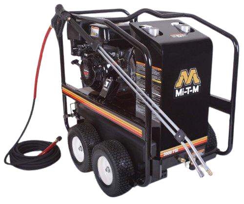 Mi-T-M HSP-3504-3MGH HSP Series Hot Water Gasoline Direct Drive 3500 PSI 3.3 GPM Honda Engine Pressure Washer New