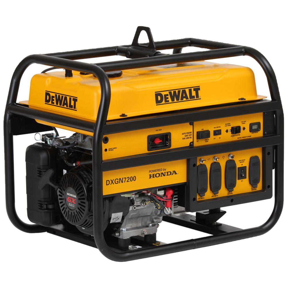 Dewalt DXGN7200 6100W/7200W Auto Idle Electric Start CARB Honda GX Generator New