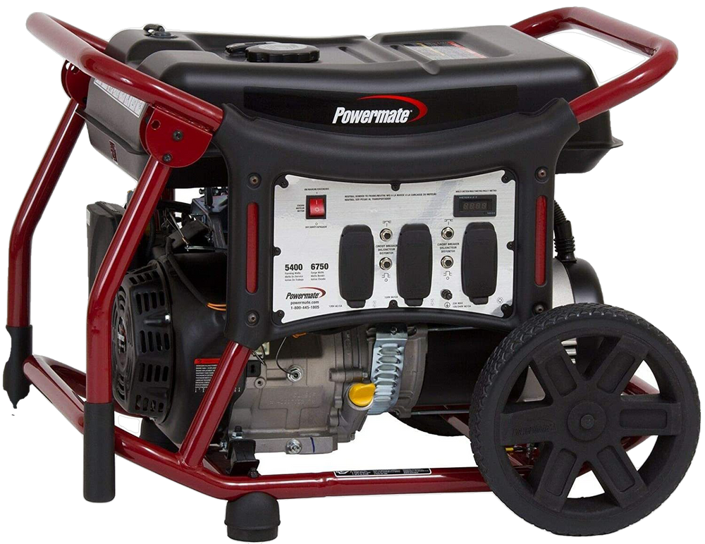 Powermate WX5400 5400W/6750W Gas Portable Generator New