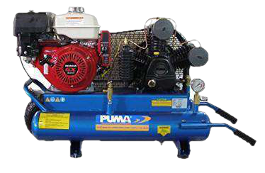 Puma TUE-8008HGE 8 Gallon 8 HP Two Stage Honda Electric Start Air Compressor New