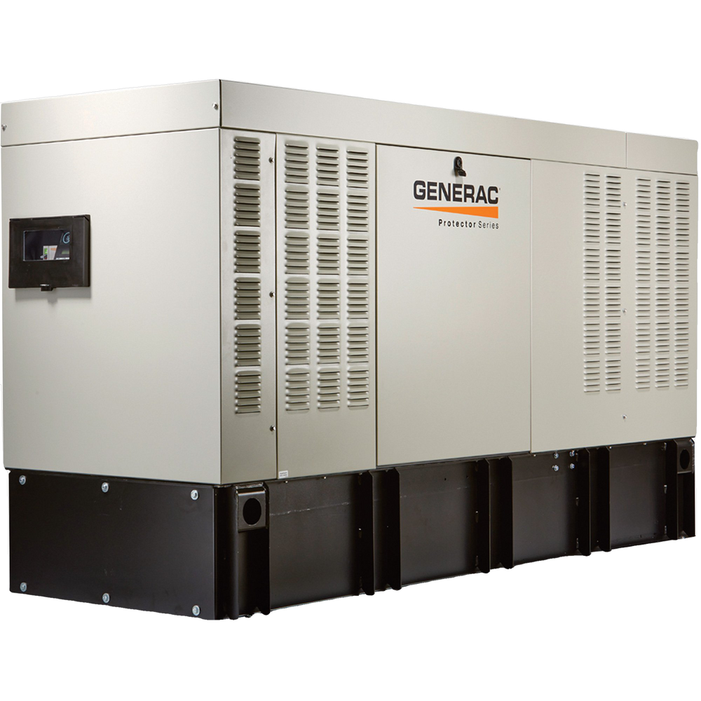 Generac Protector RD04833ADAL 48kW Standby Generator Extended Run Tank Diesel Liquid Cooled 1 Phase 120/240V Mobile Link New