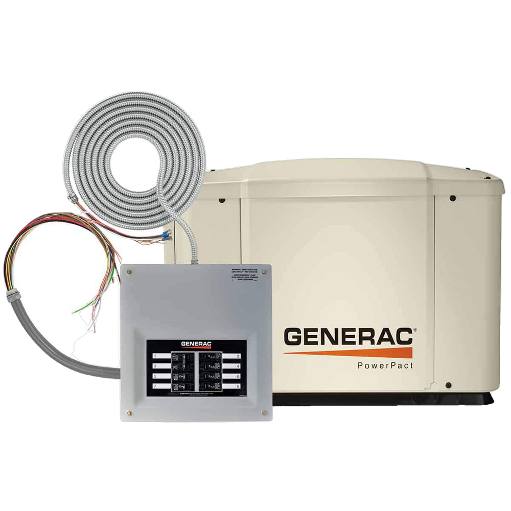 Generac 6518 7kW Guardian LP/NG Standby Generator w/ Automatic Transfer Switch New