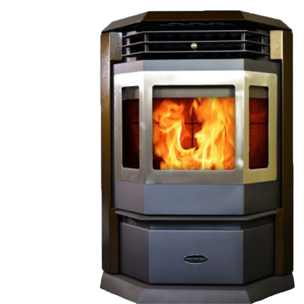 ComfortBilt HP22-SS 2,800 sq. ft. EPA Certified Auto Ignition Pellet Stove 55lb Hopper Brown New