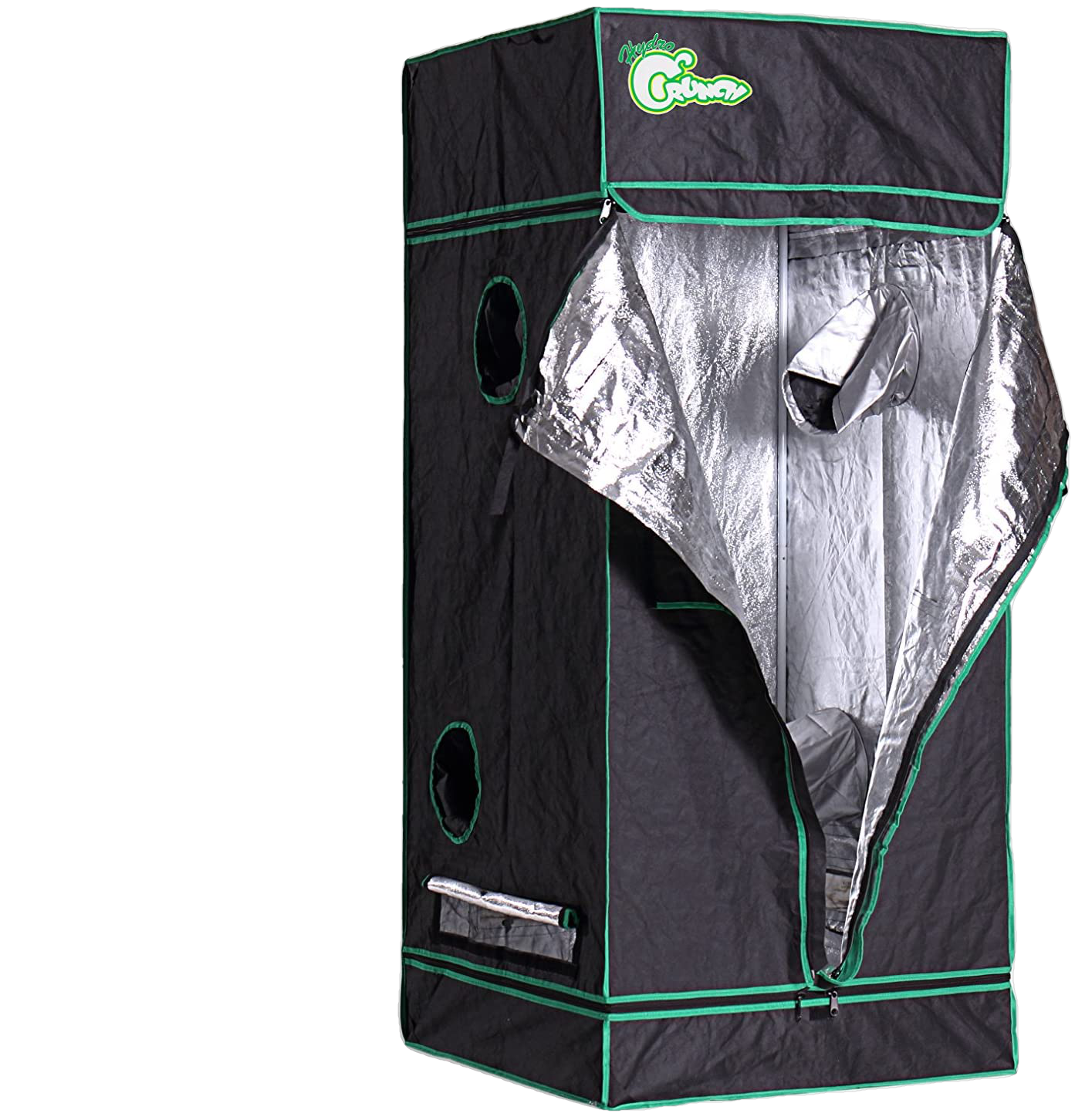 Hydro Crunch D940008500 2.5 ft. x 2.5 ft. x 6 ft. Heavy Duty Grow Room Tent New