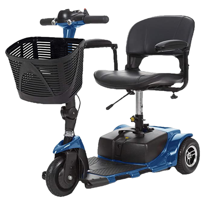 Vive Health MOB1025 3-Wheel Mobility Scooter Blue New