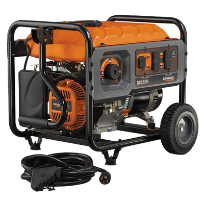 Generac RS5500 5500W/6875W Gas Rapid Start Generator w/ Cord New