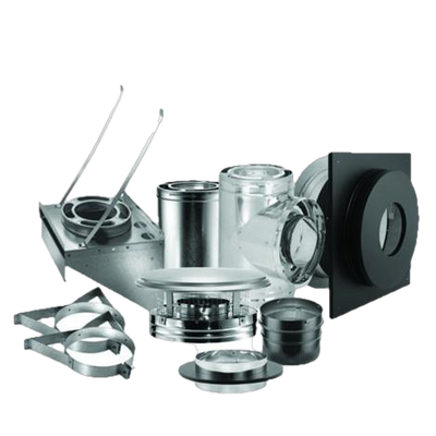 Duravent SD9088 6 In. Triple-Wall Steel Through the Wall Venting Kit New