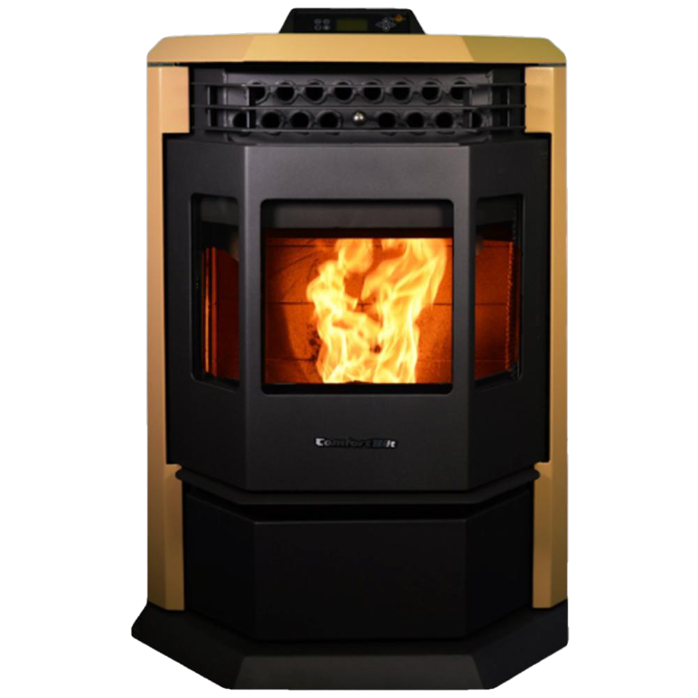 ComfortBilt HP22 2,800 sq. ft. EPA Certified Pellet Stove with Auto Ignition 55 lb Hopper Apricot New