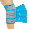 Vive Health Knee Ice Wrap Cold / Hot Gel Compression New