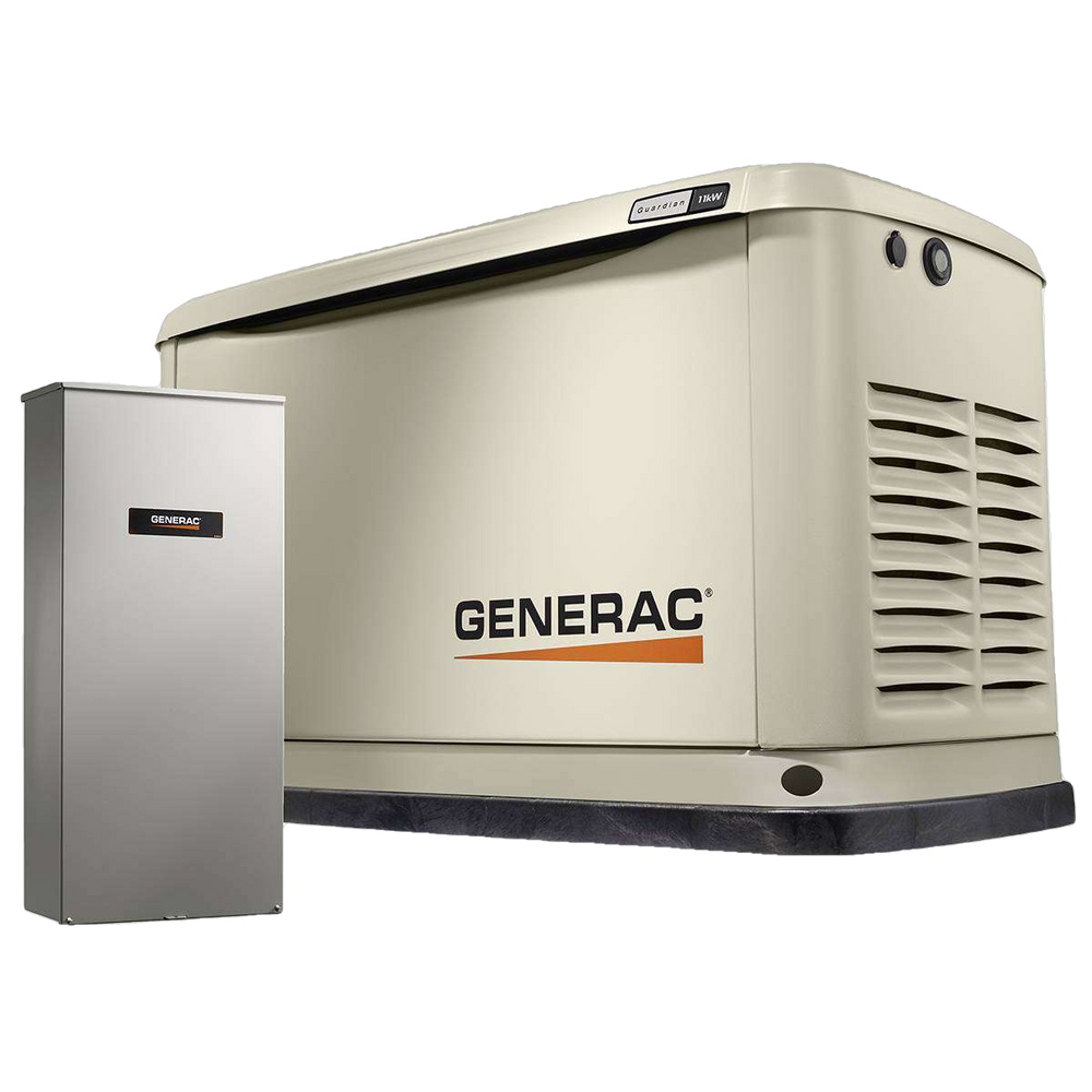 Generac 5826/5871 10kW Guardian LP/NG Standby Generator w/ 100 Amp Smart Transfer Switch New