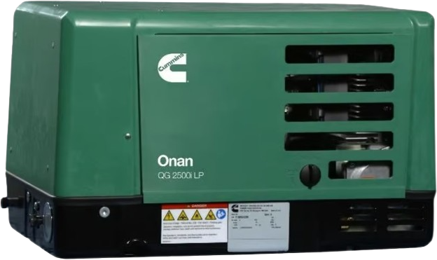 Cummins Onan QG 2500 EVAP 2.5kW RV Generator 2.5HGLAA-8304 RV Propane Single Phase 120 Volt New