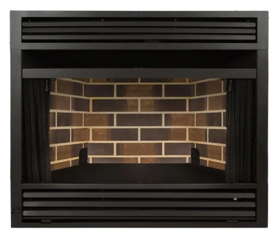 Pleasant Hearth Universal Circulating Zero Clearance 36 in. Ventless Dual Fuel Fireplace Insert New