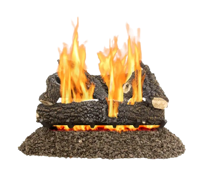 Pleasant Hearth Arlington Ash 30 in. Vented Gas Log Set New