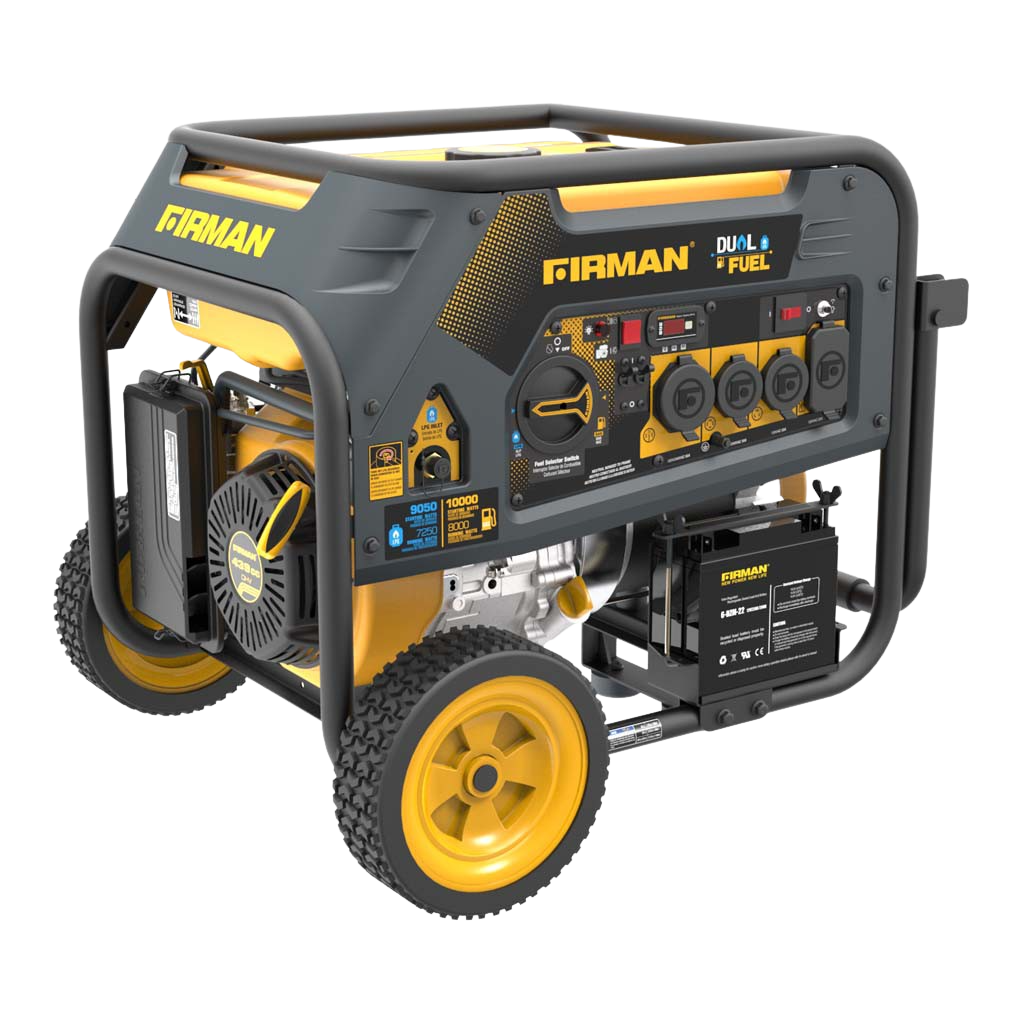 Firman H08053 8000W/10000W Dual Fuel Electric Start 50A Generator Manufacturer RFB