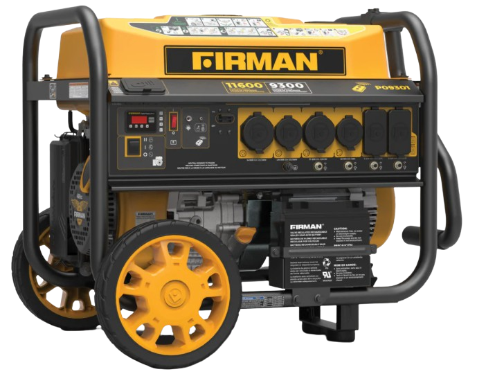 Firman P09301 9300W/11600W Remote Start Gas Generator New