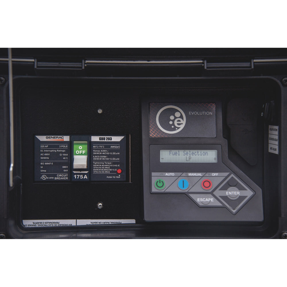 Generac Protector RG06045KNAX 60kW Liquid Cooled 3 Phase 277/480V Standby Generator New