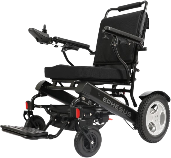 Ephesus E9 Folding Electric Wheelchair 4 mph 15.5 Mile Long Range New