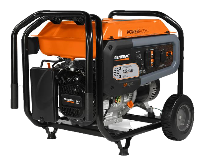 Generac 7672/7670 GP6500 6500W/8125W Gas Generator Manufacturer RFB