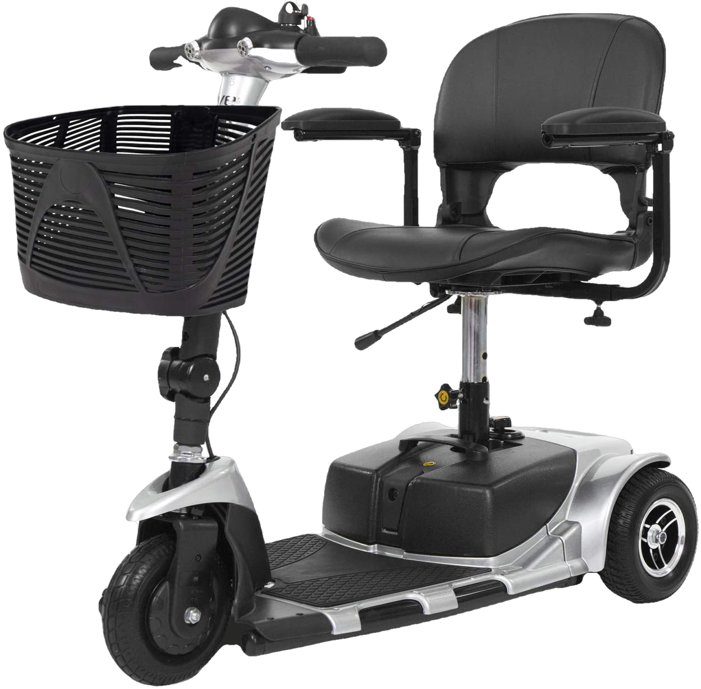 Vive Health MOB1025 3-Wheel Mobility Scooter Silver New