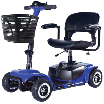 Zip'r Roo 4 Travel Mobility Scooter Blue New