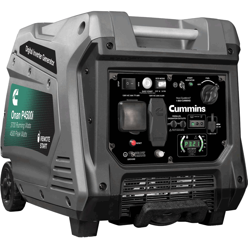 Cummins P4500i 3700W/4500W Onan A058U955 Remote Start Portable Gas Inverter Generator New