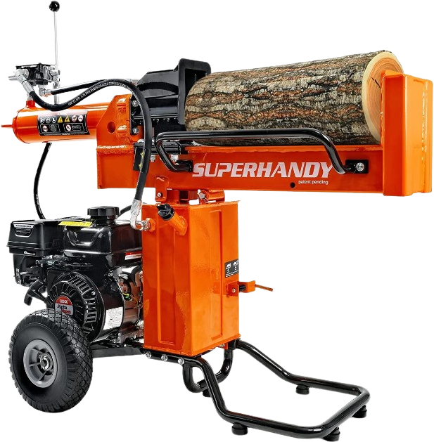 Super Handy GUO096 Portable 7HP 25 Ton Hydraulic Gas Powered Log Splitter New