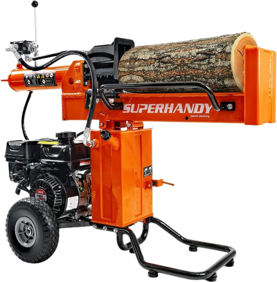 Super Handy GUO096 Portable 7HP 25 Ton Hydraulic Gas Powered Log Splitter New
