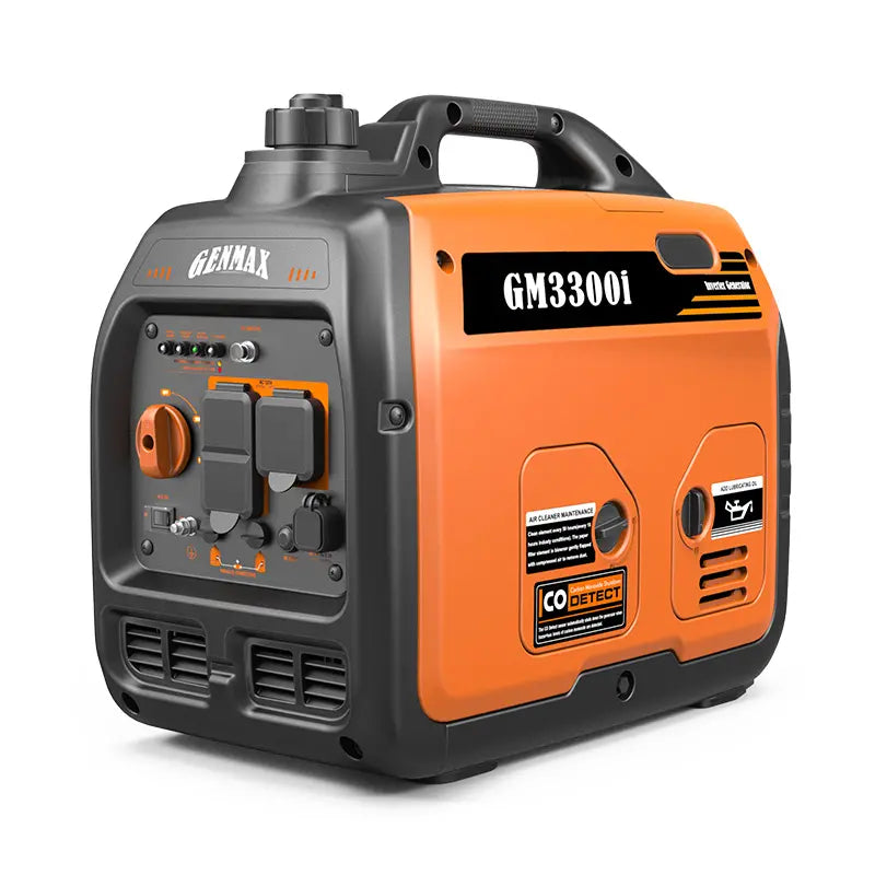 GENMAX GM3300i 30 Amp 3000W/3300W Recoil Start Gas Inverter Generator Parallel Ready New