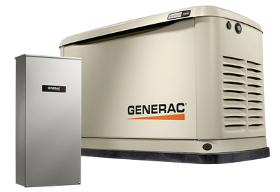 Generac 7225 14kW Guardian LP/NG Wi-Fi Standby Generator w/ 200 amp Automatic Transfer Switch Scratch & Dent