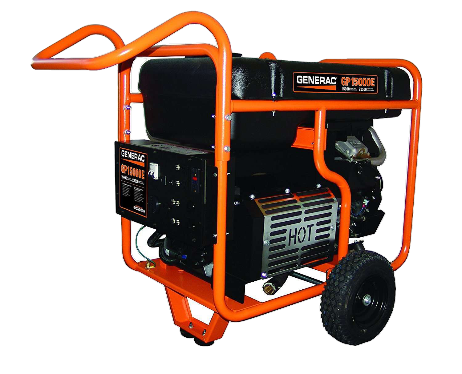 Generac GP15000E 15000W/22500W Gas Generator Electric Start Scratch & Dent