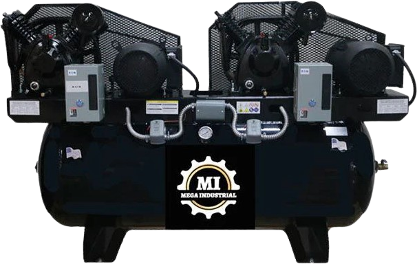 Mega Compressor MP-75120DP3BA Air Compressor 120 Gallon 7.5 HP 208-230V 3-Phase Electric Start New