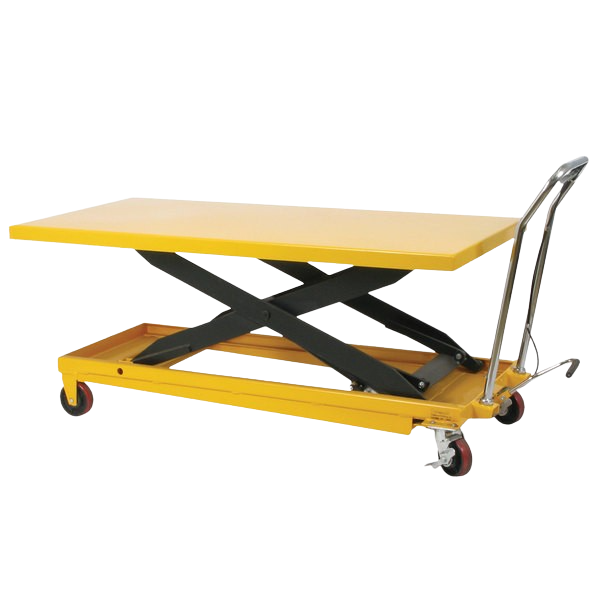 Wesco 273261 32" x 63" Long Deck Scissors Lift Table 1100 lb. Capacity 11" - 36" Lift New