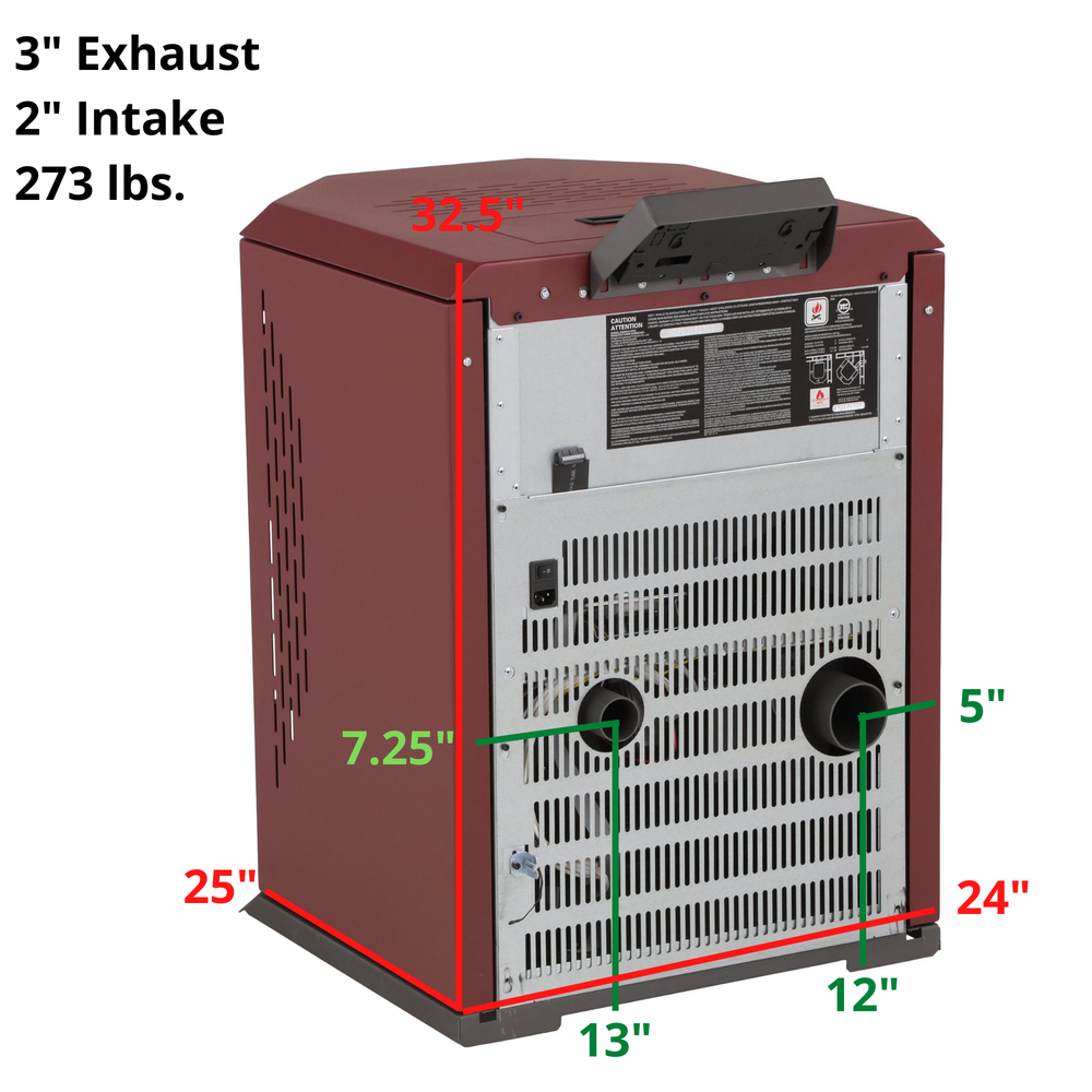 ComfortBilt HP22 2,800 sq. ft. EPA Certified Pellet Stove with Auto Ignition 55 lb Hopper Capacity New