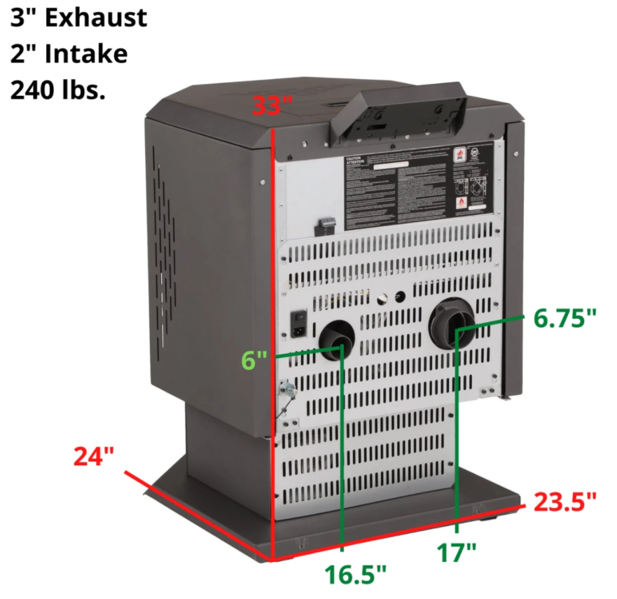 ComfortBilt HP21 2,400 sq. ft. EPA Certified Pellet Stove with Auto Ignition New