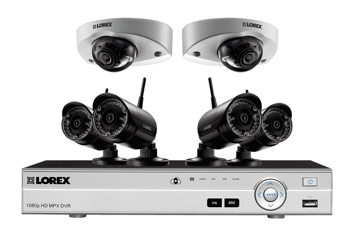 Lorex LW1642W HD 6 Camera 16 Channel DVR Wireless Indoor/Outdoor Surveillance Security System New