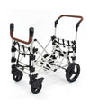 Keenz 7s 5-Point Harness Light Weight Stroller Wagon with Canopy Black New