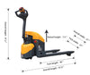 Apollolift A-1029 Full Electric Pallet Jack With Emergency Key Switch 3300 lbs. Capacity 48" x 27" New