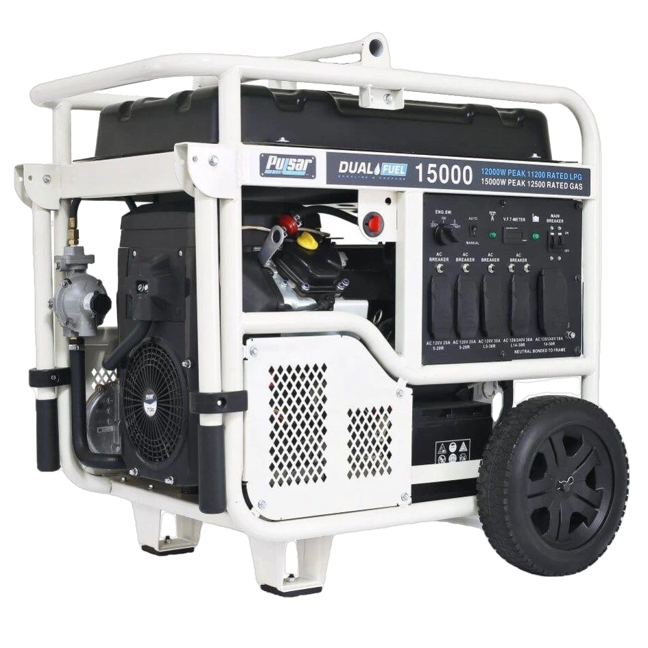 Pulsar PG15KVTWB 12000W/15000W Dual Fuel Electric Start Portable Generator New