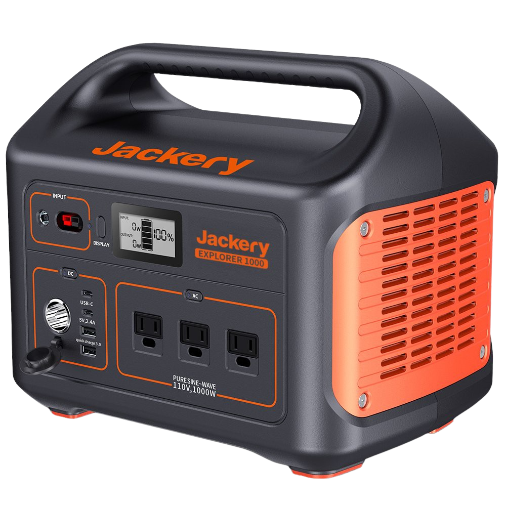 Jackery Explorer 1000 1000Wh Portable Power Station Lithium-ion Battery Solar Generator With AC Outlet New