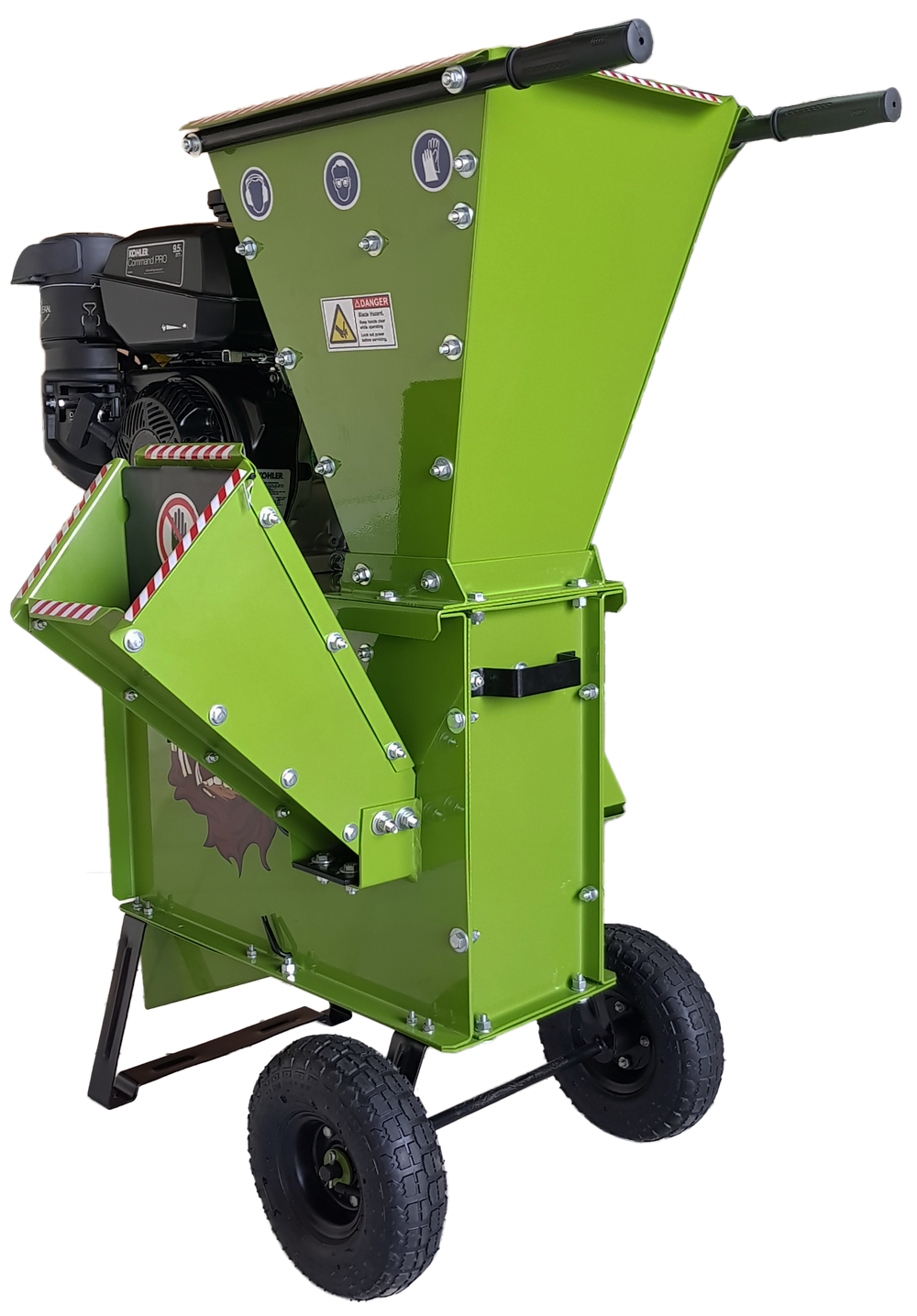 YARDBEAST 2050 277cc 9.5HP Kohler CH395 engine 3" Wood Chipper Shredder New