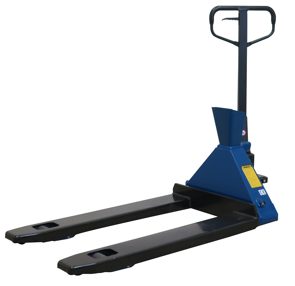 Wesco 274720 Advantage Pro Max Battery Powered Scale Pallet Truck with 27" x 45" Forks and 4400 lb. Capacity New